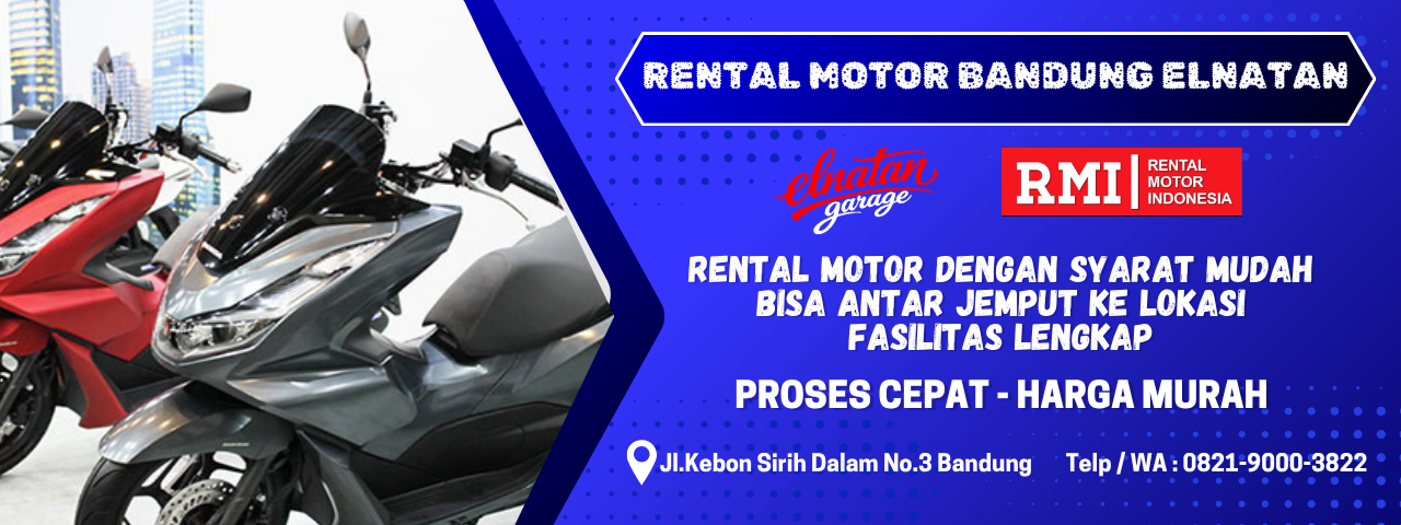 Rental motor di Bandung dari Elnatan Rental Bandung
